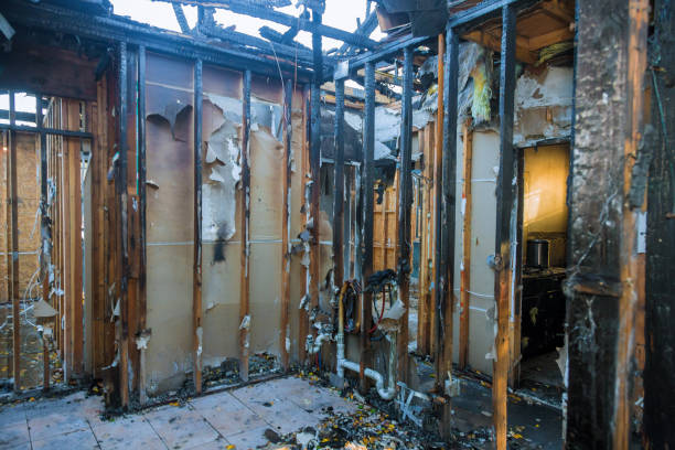 Professional Emergency Fire Cleanup technician working in Coldstream, KY